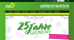 Desktop Screenshot of gruene-rostock.de